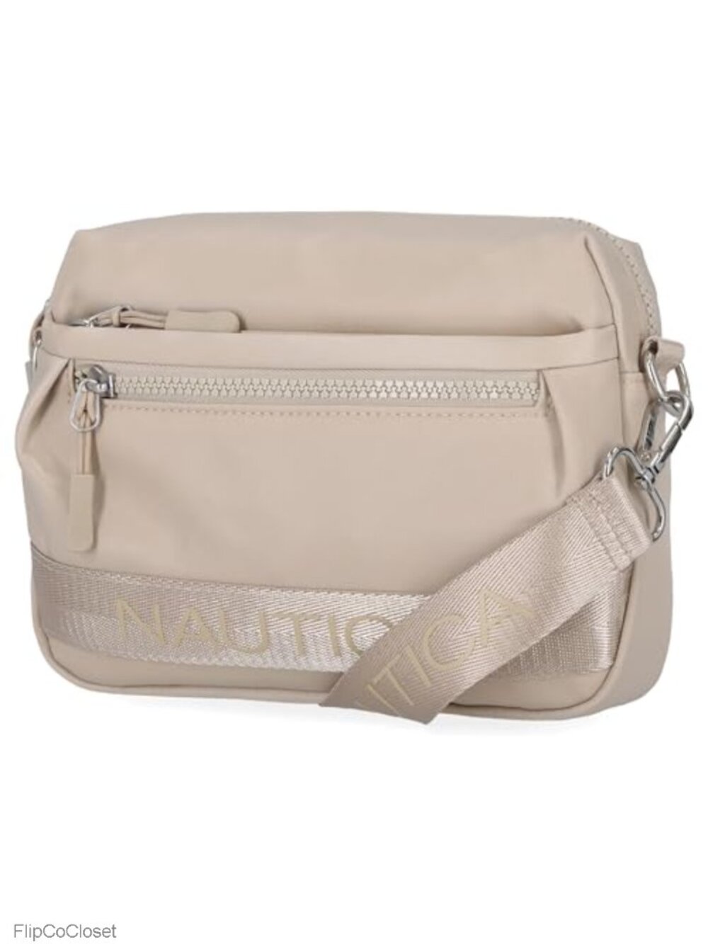 Nylon Crossbody Belt Bag Adjustable Shoulder Strap Zip Pockets